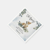 Oh jongen! Baby shower Corgi Puppy Servet (Hoek)