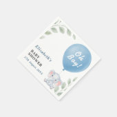 Oh Jongen Baby Shower | Moderne Servetten (Hoek)