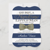 Oh jongen baby shower uitnodiging (Voorkant)