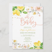 Oh jongen baby shower uitnodiging (Voorkant)