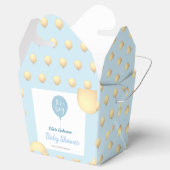 Oh jongen! Ballon baby is verplicht Bedankdoosjes (Geopend)