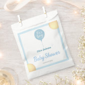 Oh jongen! Ballon baby is verplicht Bedankzakje (Geknipt)