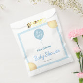 Oh jongen! Ballon baby is verplicht Bedankzakje (Gezegeld)