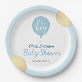 Oh jongen! Ballon baby is verplicht Papieren Bordje