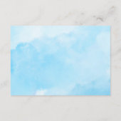 Oh Jongen ballonvaars baby shower eucalyptus Informatiekaartje (Achterkant)