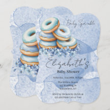 Oh Jongen Blauwe Donuts Baby Shower 