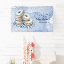 Oh Jongen Blauwe Donuts Baby Shower