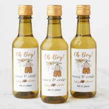 Oh jongen! Boho Football Waterverf Baby shower Min