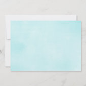 Oh jongen Donut sprinkles baby shower blauw Kaart (Achterkant)