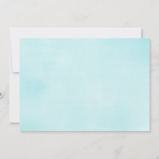 Oh jongen Donut sprinkles baby shower blauw Kaart (Achterkant)