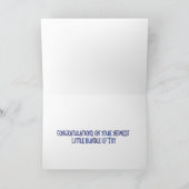 Oh, Jongen! | Gelukwensen op babywenskaart Kaart (Binnen)