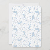 Oh jongen | Laat het Baby shower van de Wilde Rump Kaart (Achterkant)