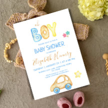 Oh jongen moderne baby jongen douche