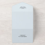 Oh jongen onder het Zee Baby shower All In One Uitnodiging (Buitenkant)