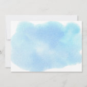 Oh jongen onder het Zee Baby shower Kaart (Achterkant)