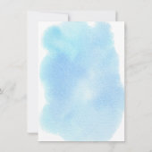 Oh jongen onder het Zee Baby shower Kaart (Achterkant)