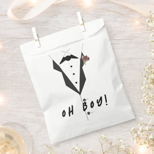 Oh jongen! Smoking Bedankzakje (Geknipt)
