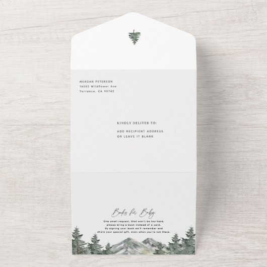 Oh jongens, avontuur wacht! Jungle jongen baby sho All In One Uitnodiging (Buitenkant)