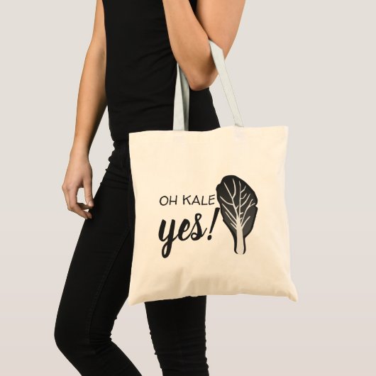 Oh Kale Ja ⎢Budget Canvas tas (Voorkant (product))