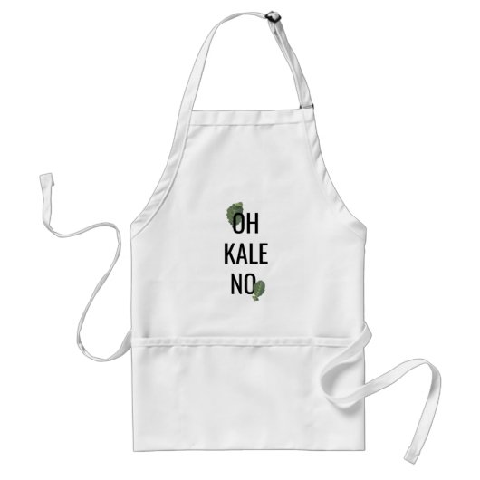 Oh Kale No Apron Standaard Schort (Voorkant)