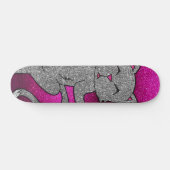 Oh Kat Bling Glitter Schaats Party Luxurous Sk Persoonlijk Skateboard (Horizontaal)