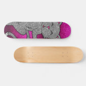 Oh Kat Bling Glitter Schaats Party Luxurous Sk Persoonlijk Skateboard (Horizontaal)