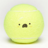 Oh Kawaii Cute Emoticon Emoji Tennisballen (Voorkant)