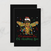 Oh Kerstbije | Kerstbijen Bedankkaart (Voorkant / Achterkant)