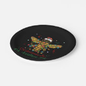 Oh Kerstbije | Kerstbijen Papieren Bordje (Gekanteld)