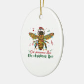 Oh kerstbije Oh kerstbijen licht Keramisch Ornament (Links)