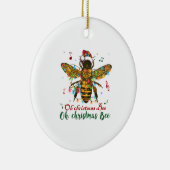 Oh kerstbije Oh kerstbijen licht Keramisch Ornament (Rechts)