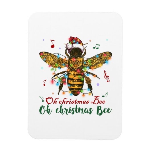 Oh kerstbije Oh kerstbijen licht Magneet (Verticaal)