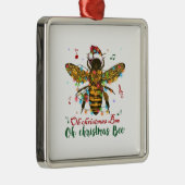 Oh kerstbije Oh kerstbijen licht Metalen Ornament (Rechts)