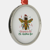 Oh kerstbije Oh kerstbijen licht Metalen Ornament (Rechts)