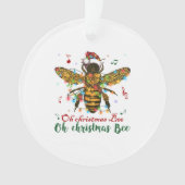 Oh kerstbije Oh kerstbijen licht Ornament (voorkant)