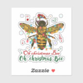 Oh kerstbije Oh kerstbijen licht Sticker (Vel)
