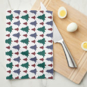 Oh kerstbomen theedoek (Quarter Fold)