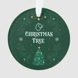 Oh kerstboom Acrylversiering Ornament