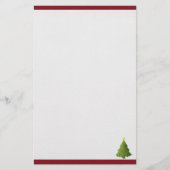 Oh kerstboom briefpapier (Voorkant)