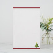 Oh kerstboom briefpapier (Staand voorkant)