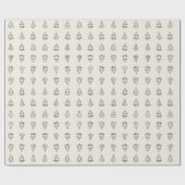 Oh, kerstboom cadeaupapier (Vlak)