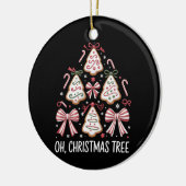 Oh Kerstboom Cake Debbie Becky Jen Cake Liefhebber Keramisch Ornament (Links)