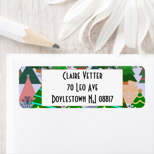 Oh kerstboom! etiket (Insitu)