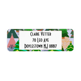 Oh kerstboom! etiket