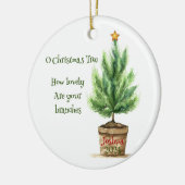 Oh kerstboom gepersonaliseerd Ornament (Links)
