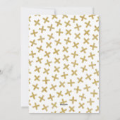 Oh Kerstboom Gold Foto's  Feestdagenkaart (Achterkant)