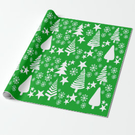Oh Kerstboom Groen inpakpapier