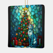 Oh kerstboom keramisch ornament (Links)