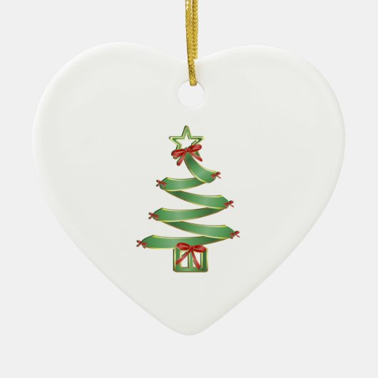 Oh kerstboom keramisch ornament (Voorkant)