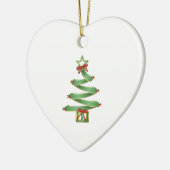 Oh kerstboom keramisch ornament (Links)